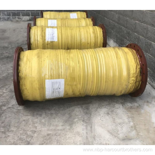 flexible large diameter flanged steel wire drainage hose